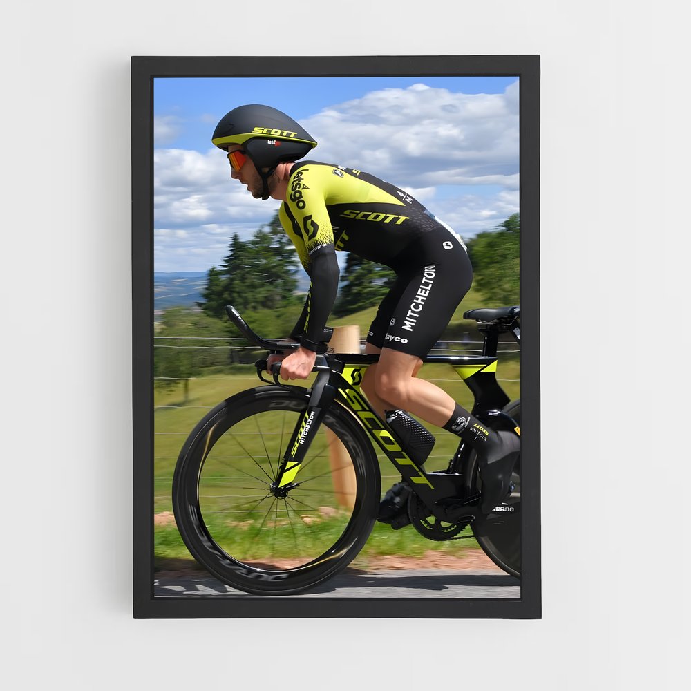 Poster L'Élan Cycliste – affiche Cyclisme (vue 2)